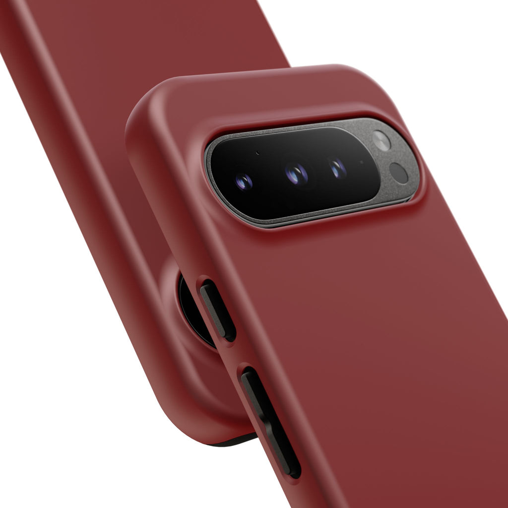 Dark Red Protective Phone Case