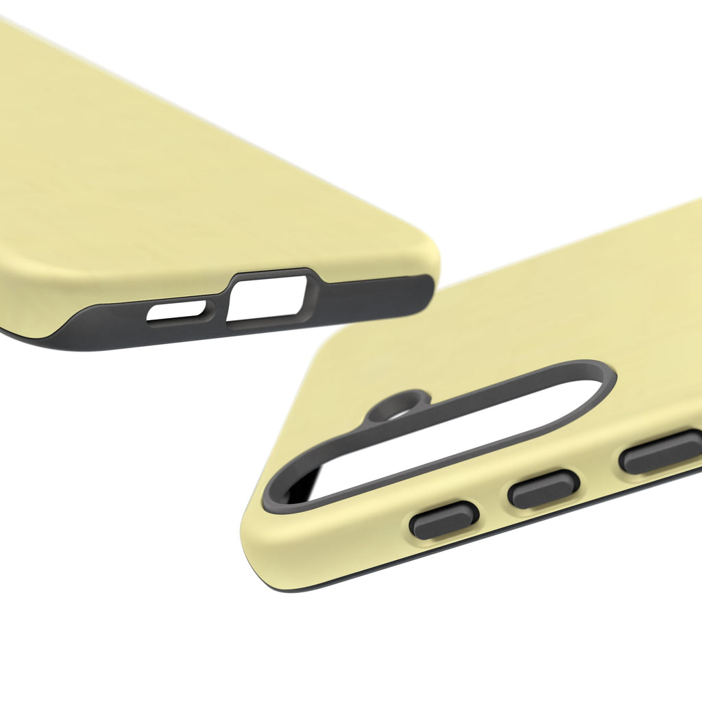 Pale Yellow Protective Phone Case