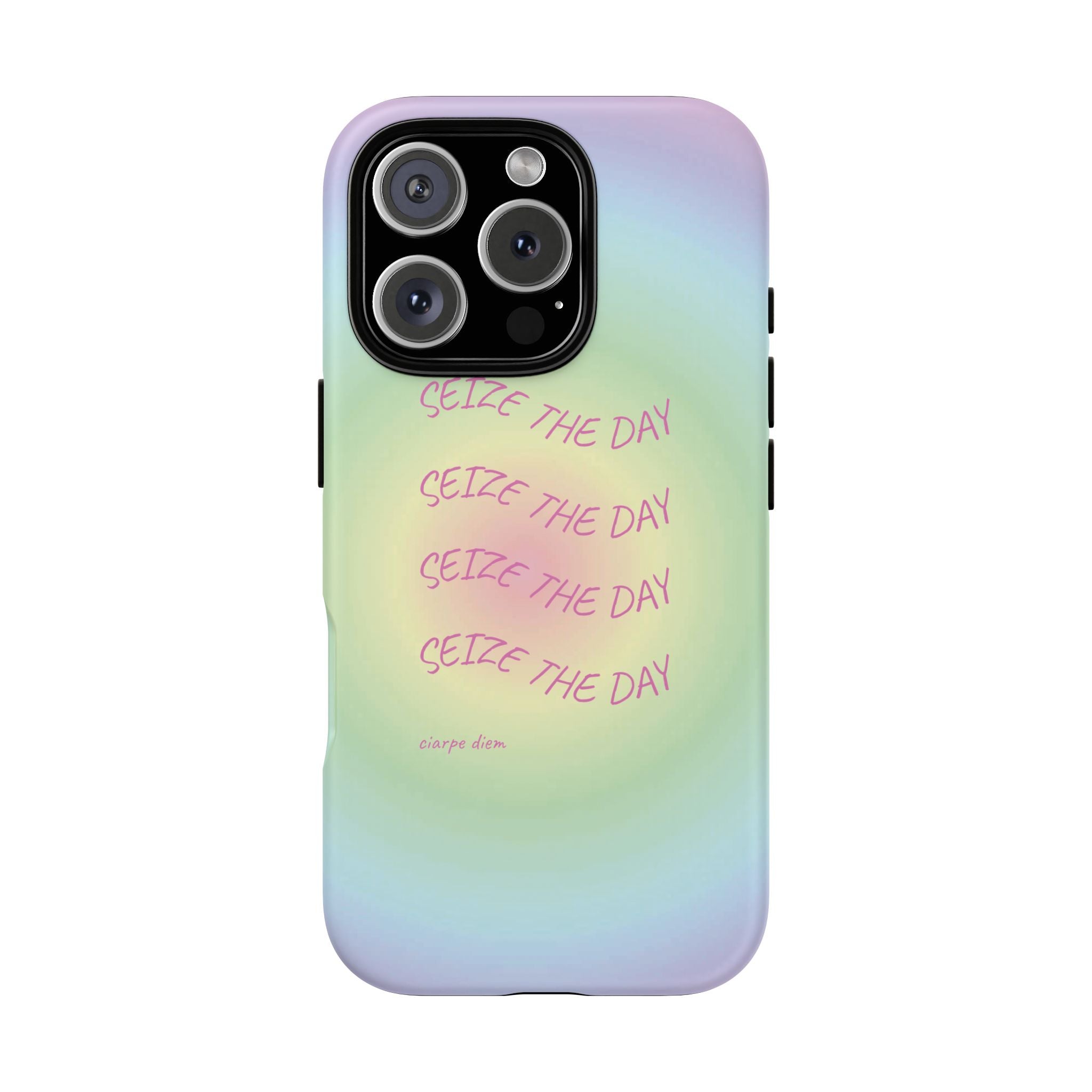 Bermuda Halo Seize The Day Pastel Gradient Tough Phone Case