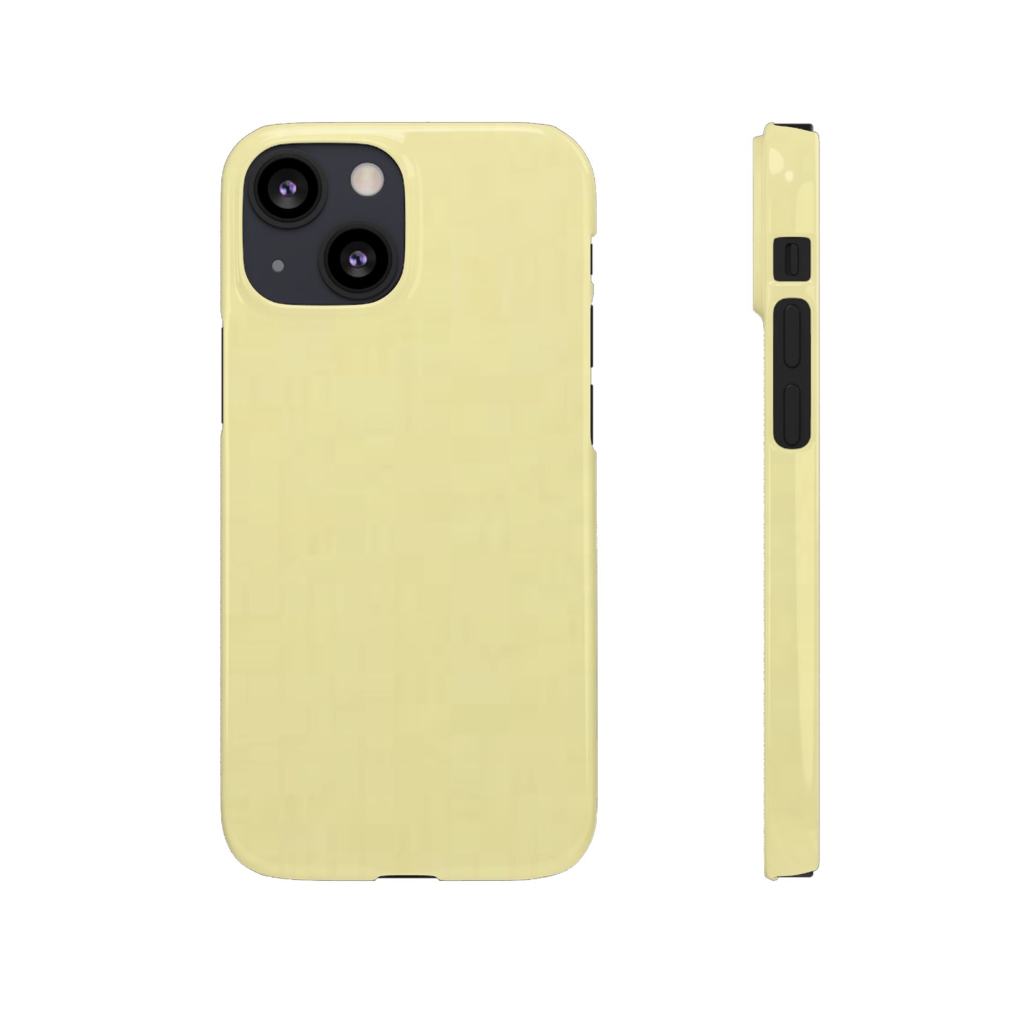 Pale Yellow Snap Phone Case
