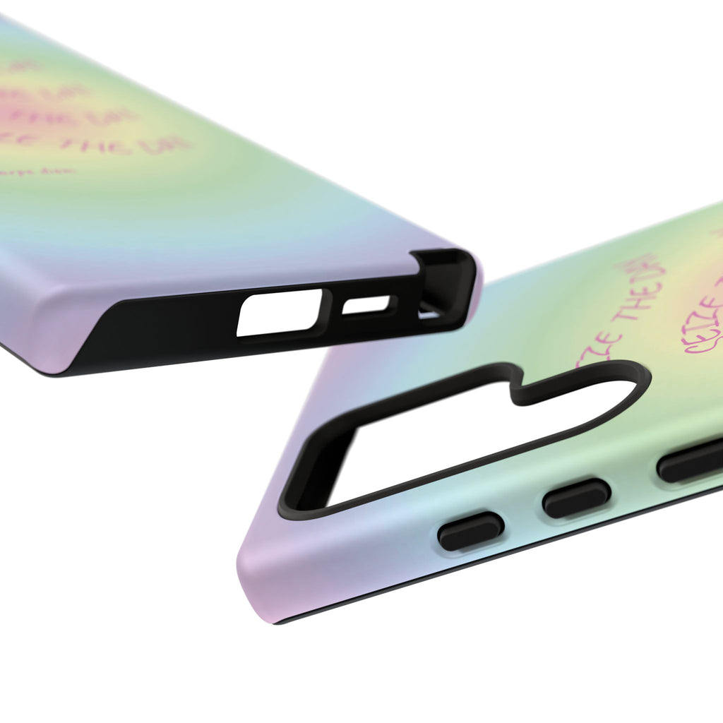 Bermuda Halo Seize The Day Pastel Gradient Tough Phone Case
