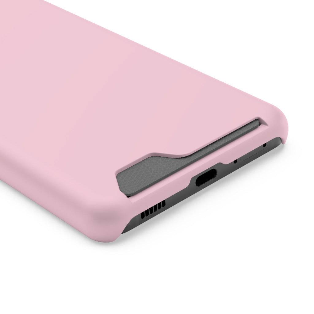Pale Pink Card-Holder Phone Case
