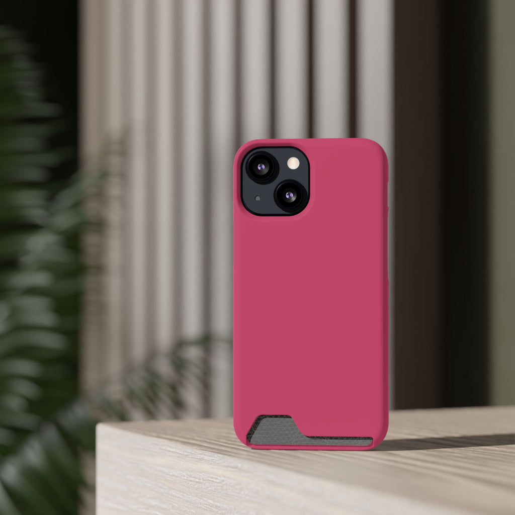 Raspberry Card Holder Phone Case