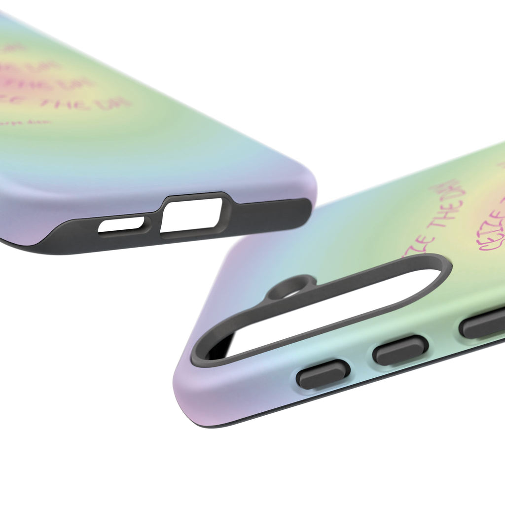 Bermuda Halo Seize The Day Pastel Gradient Tough Phone Case