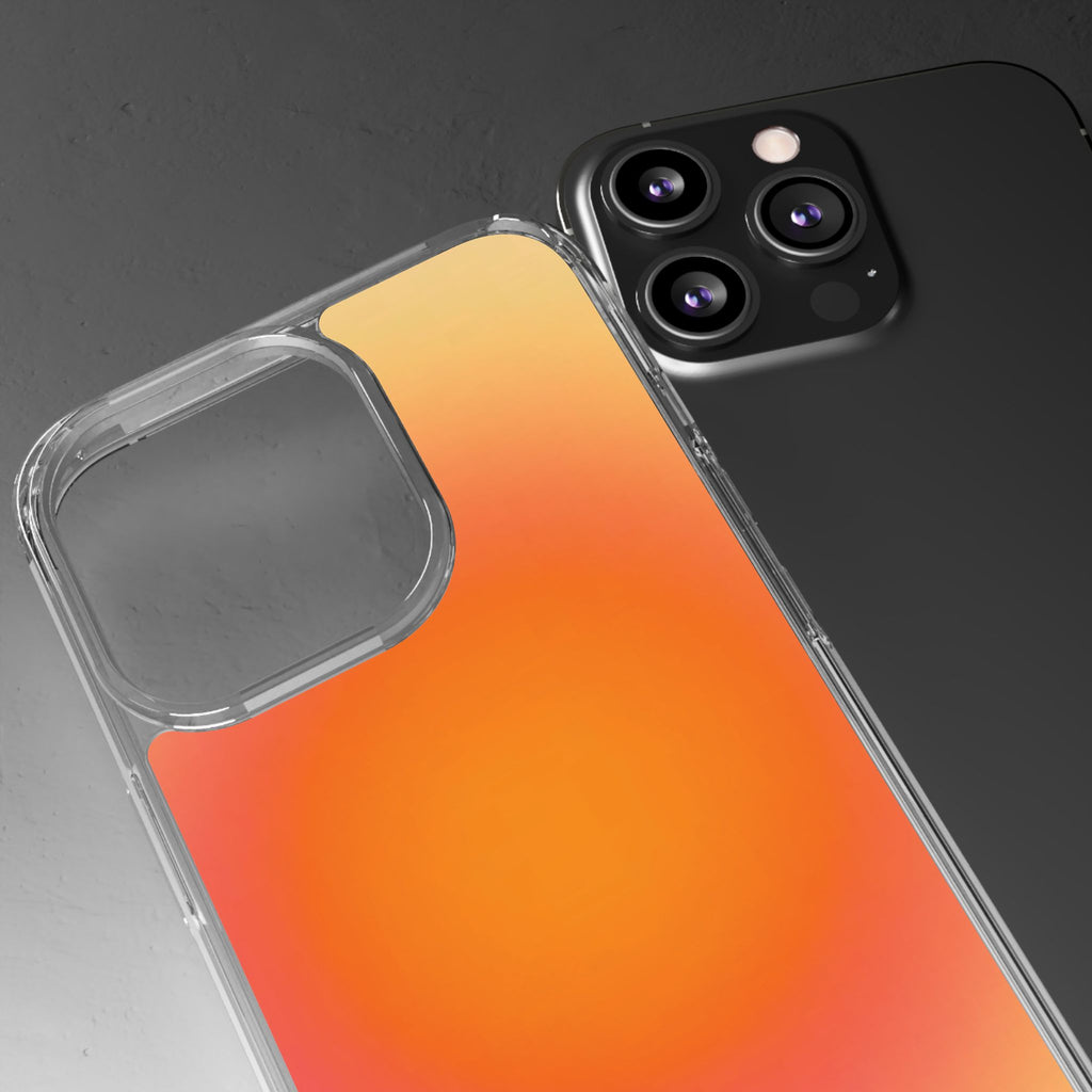 Clear Sunburst Protective Phone Case