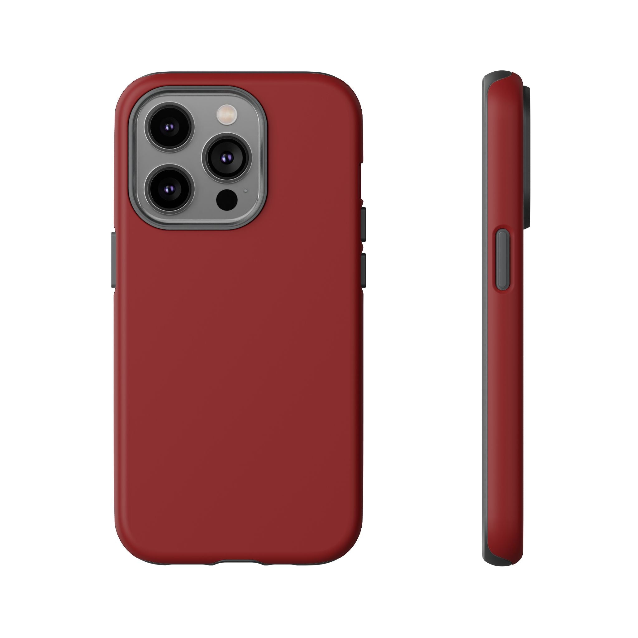 Dark Red Protective Phone Case