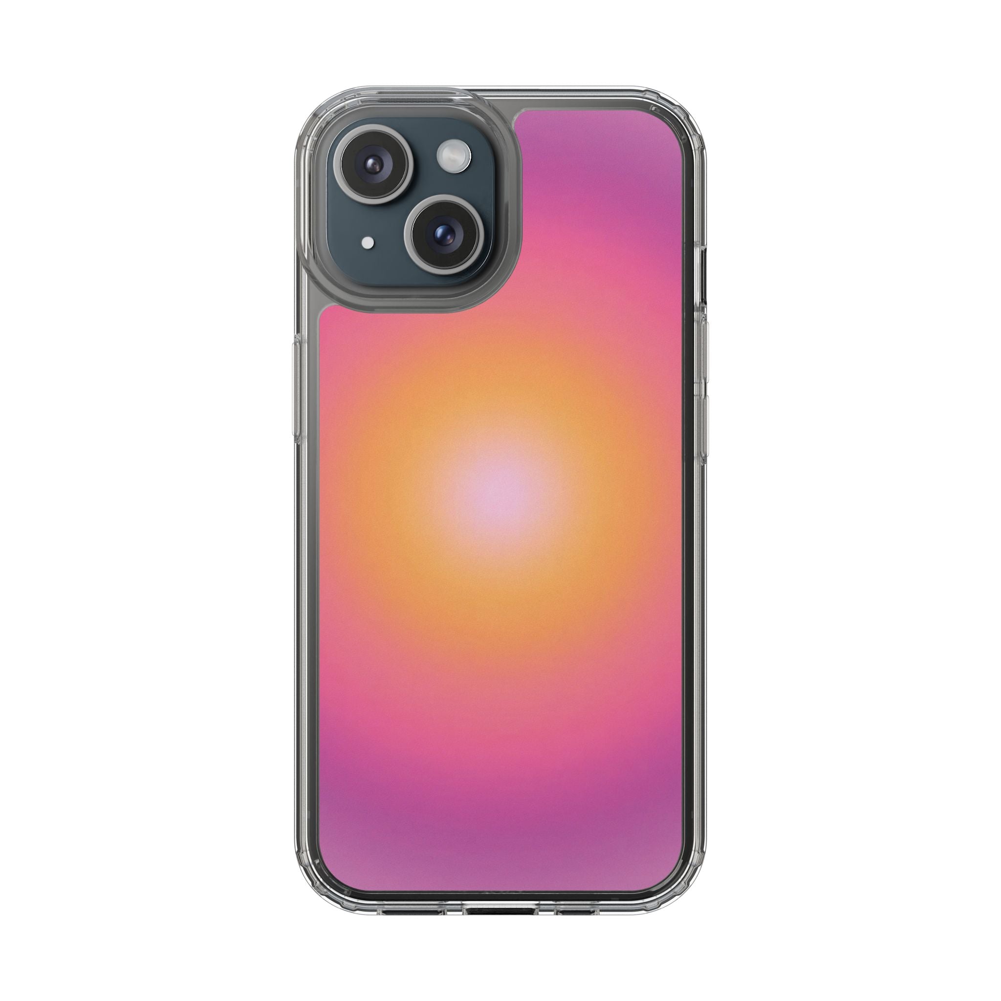 Sunset Gradient Clear Protective Cover