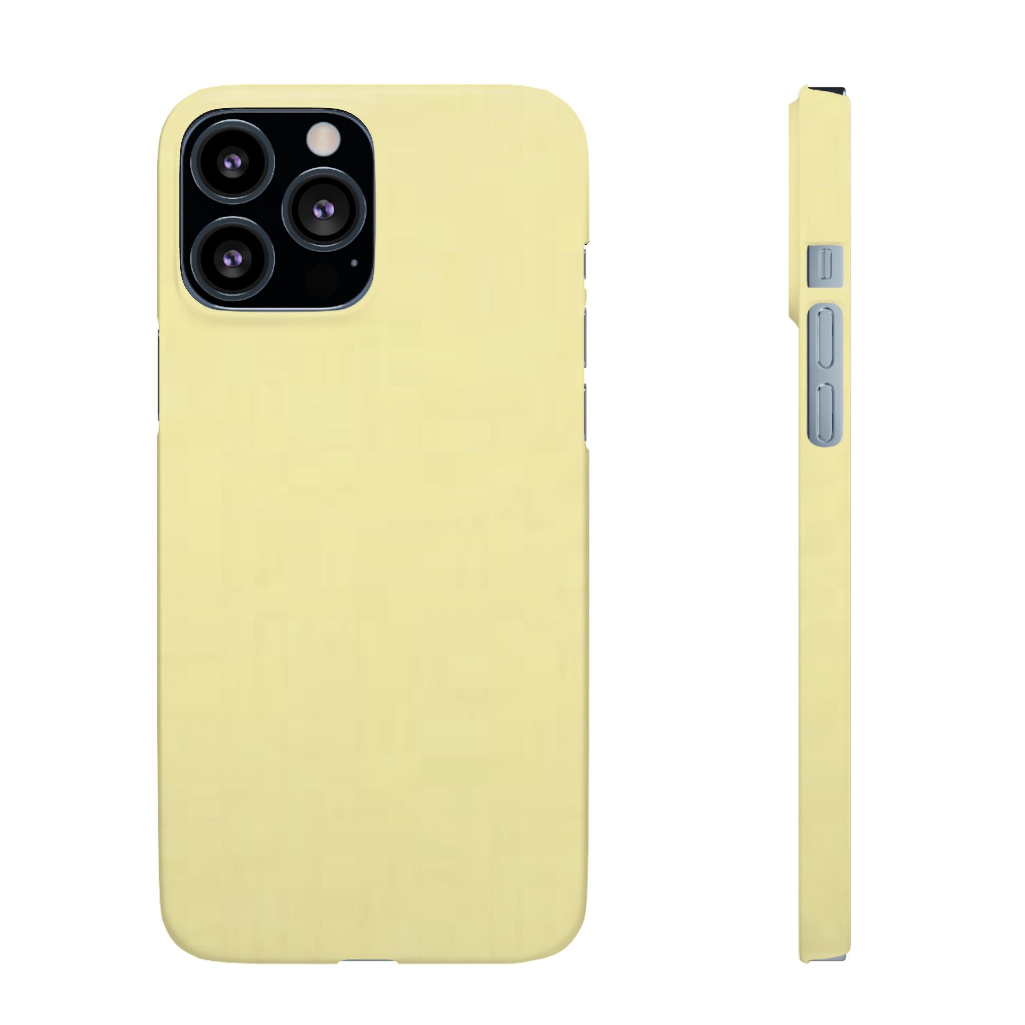 Pale Yellow Snap Phone Case
