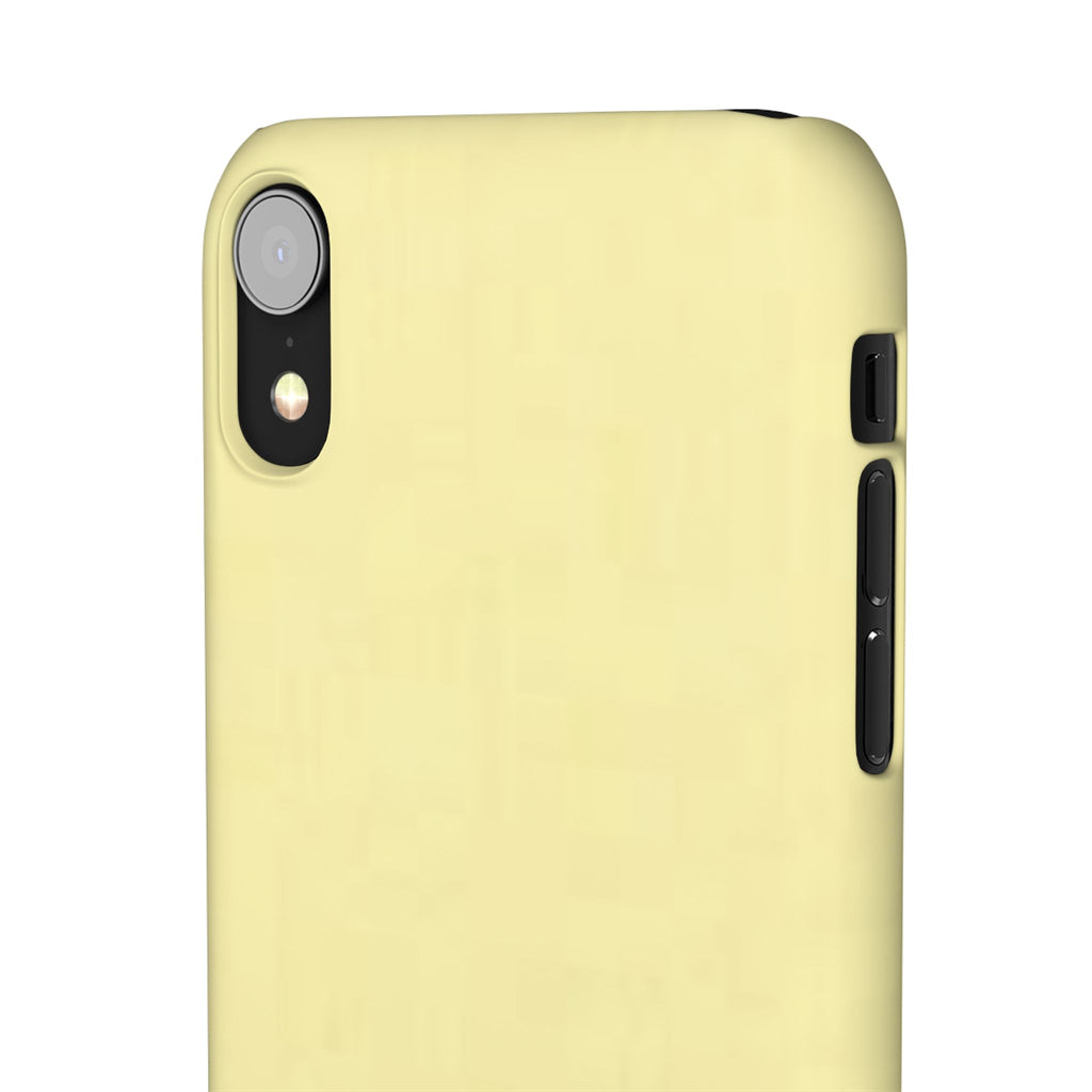 Pale Yellow Snap Phone Case