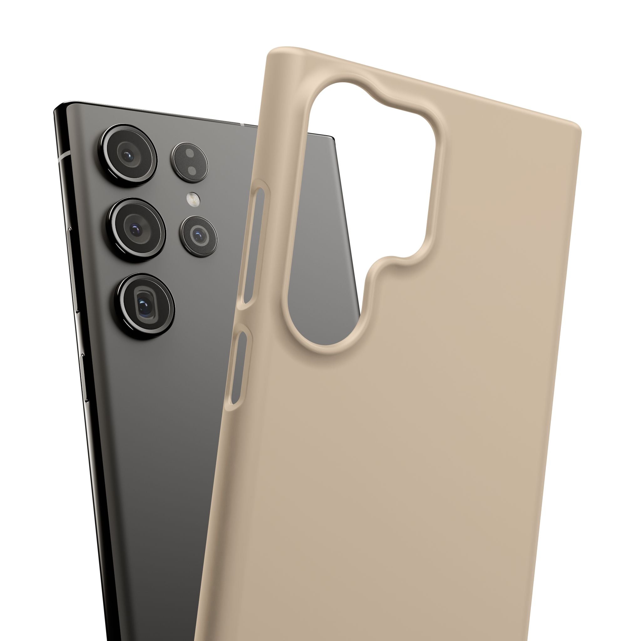 Beige Snap Phone Case