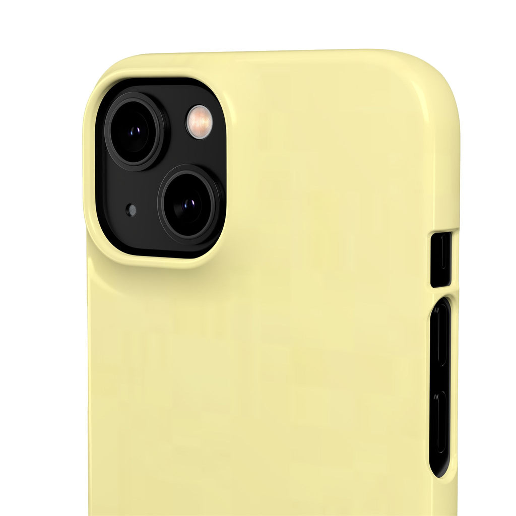 Pale Yellow Snap Phone Case