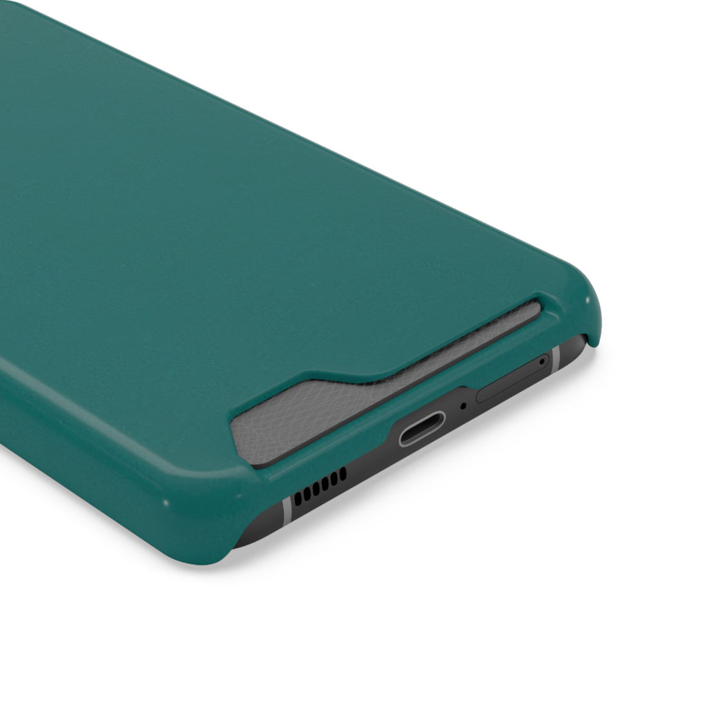 Sea Green Card Holder Phone Case