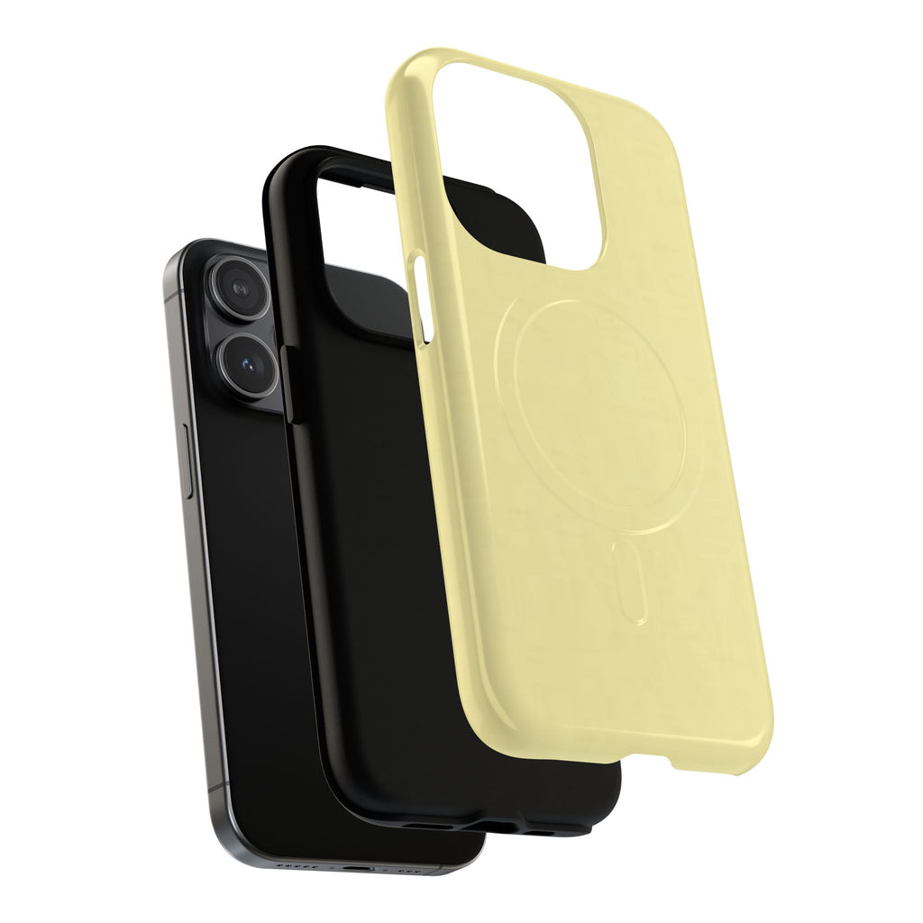 Pale Yellow MagSafe Protective Phone Case