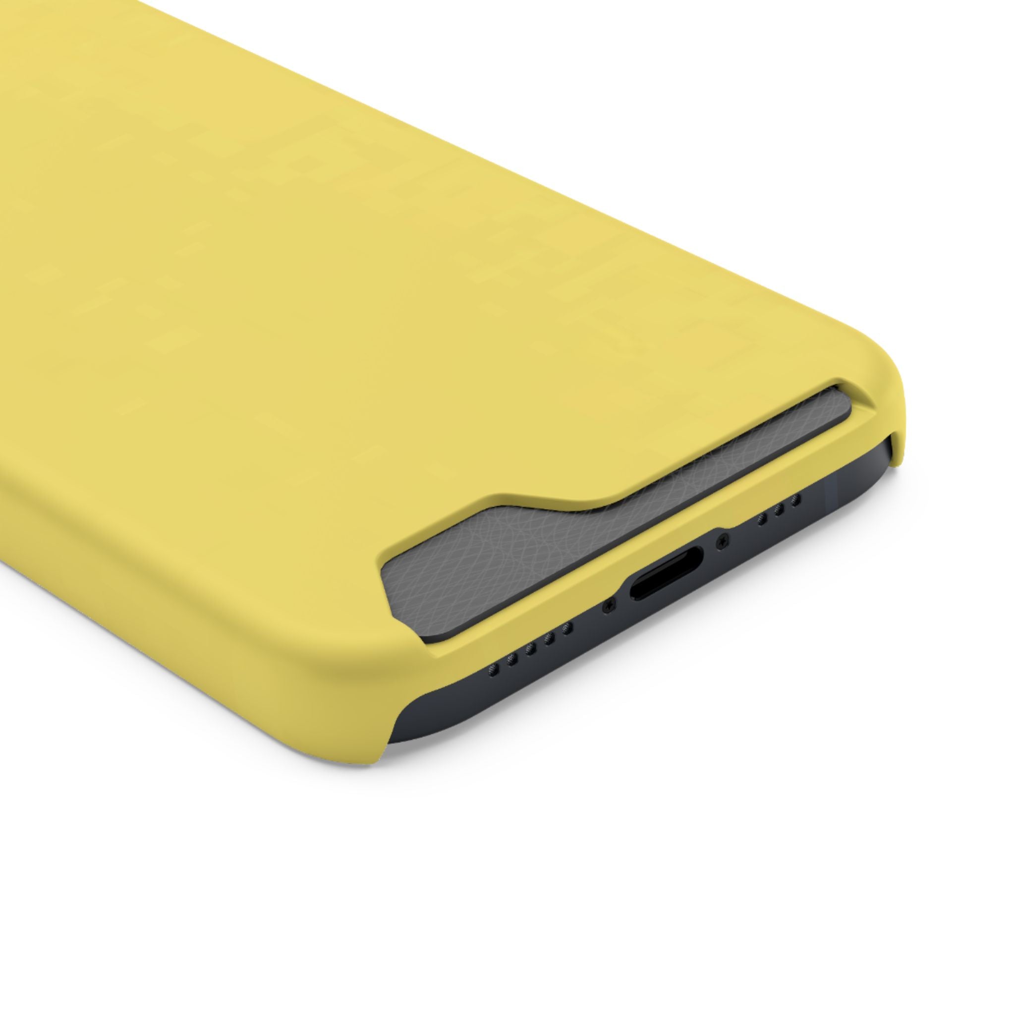 Yellow Card-Holder Phone Case