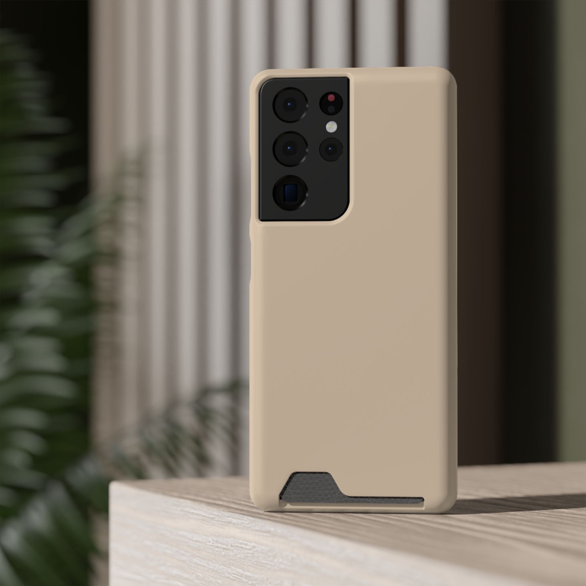 Beige Card-Holder Phone Case