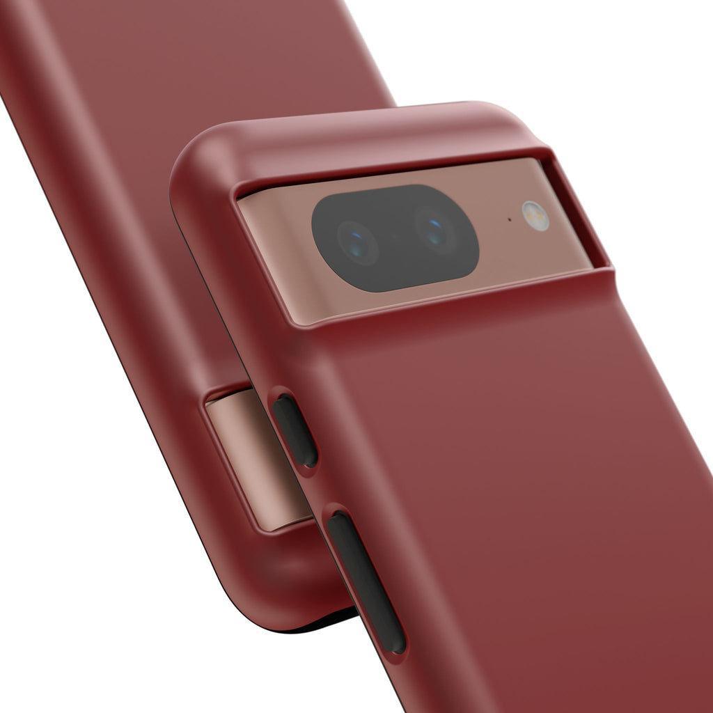 Dark Red Protective Phone Case