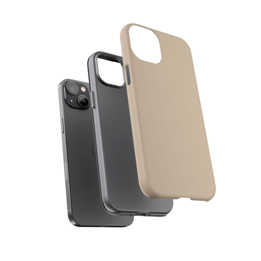 Beige Protective Phone Case