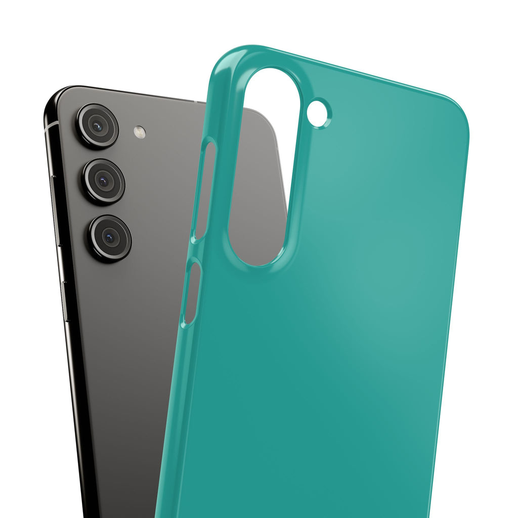 Teal Snap Phone Case