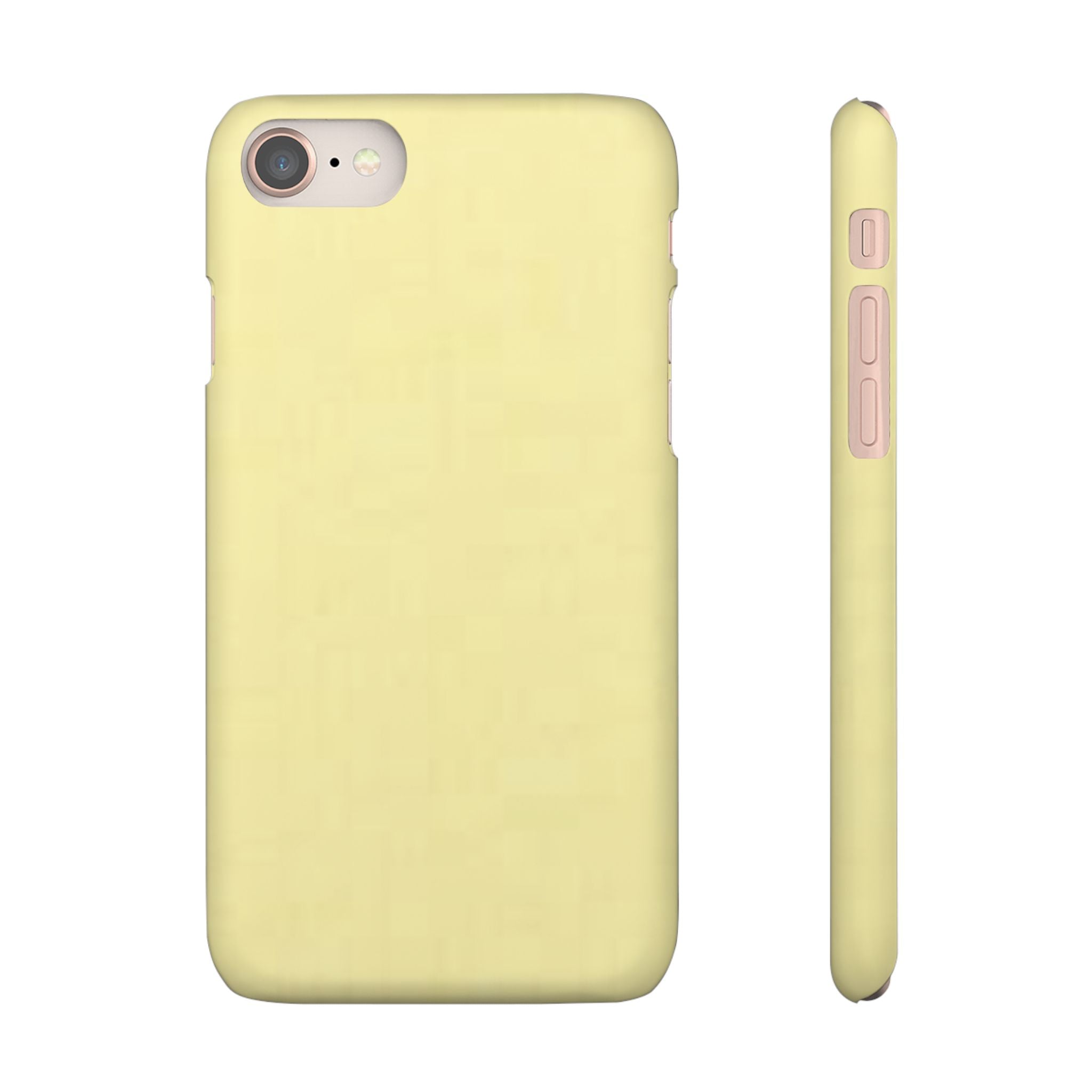 Pale Yellow Snap Phone Case