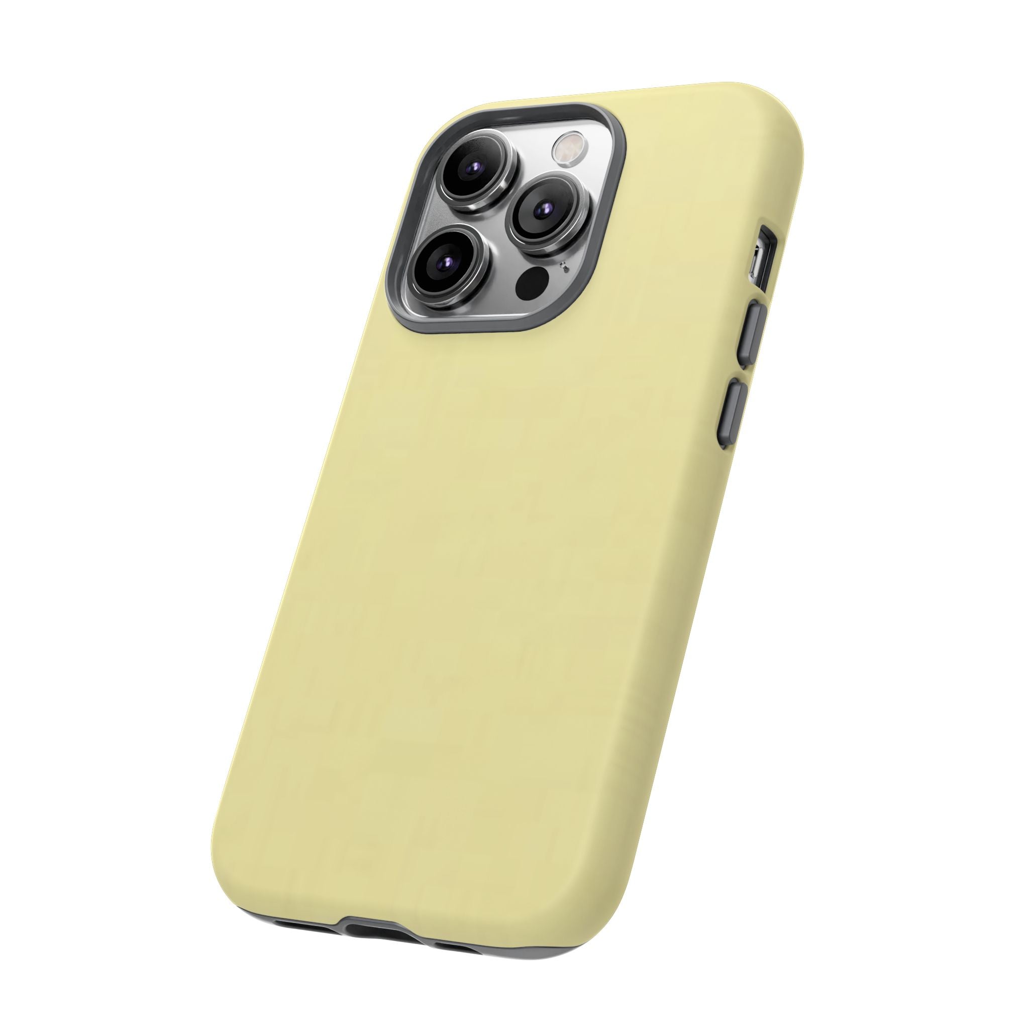 Pale Yellow Protective Phone Case