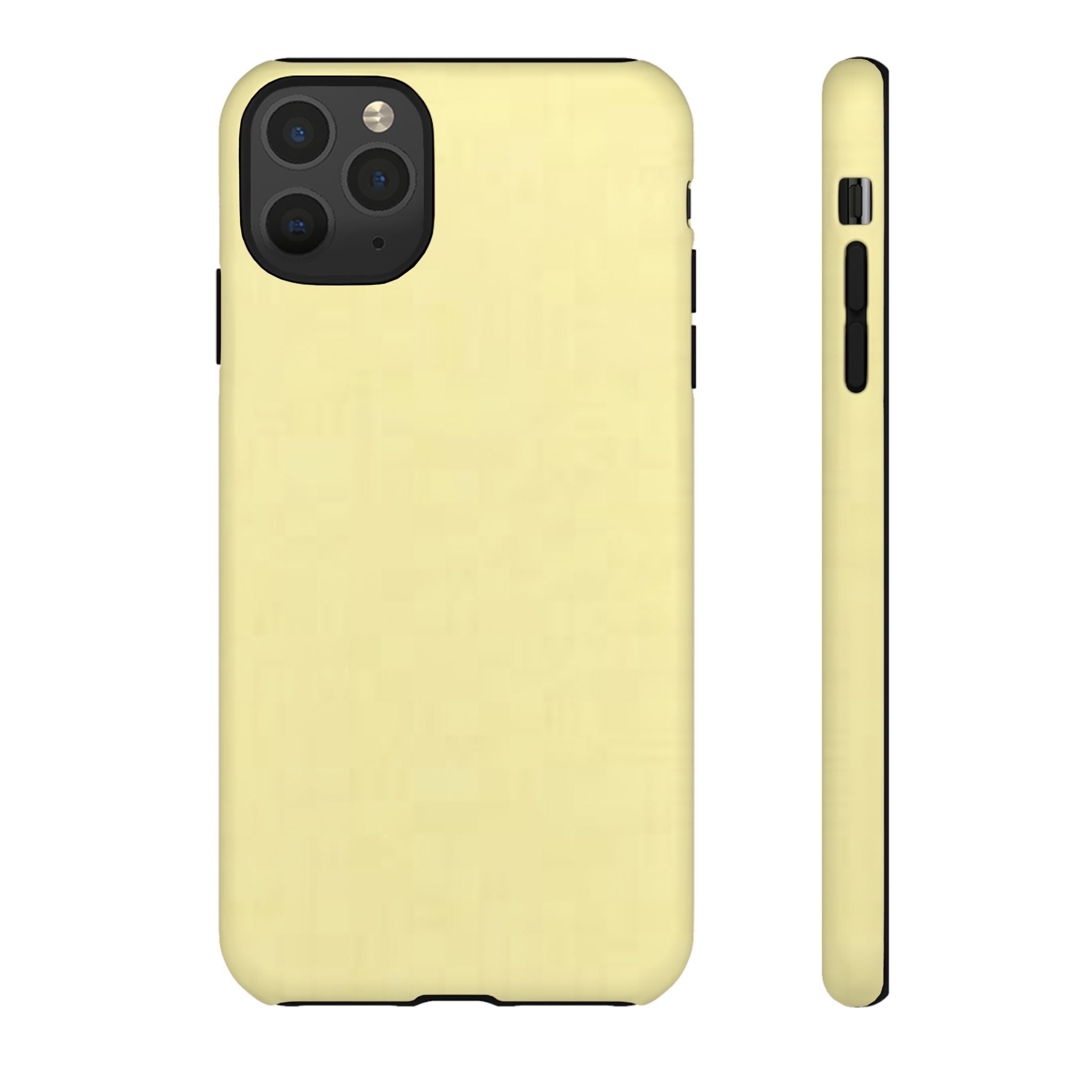 Pale Yellow Protective Phone Case