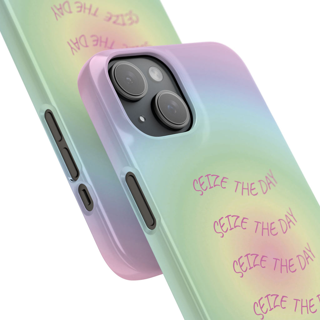 Carpe Diem Bermuda Halo Gradient Snap Phone Case
