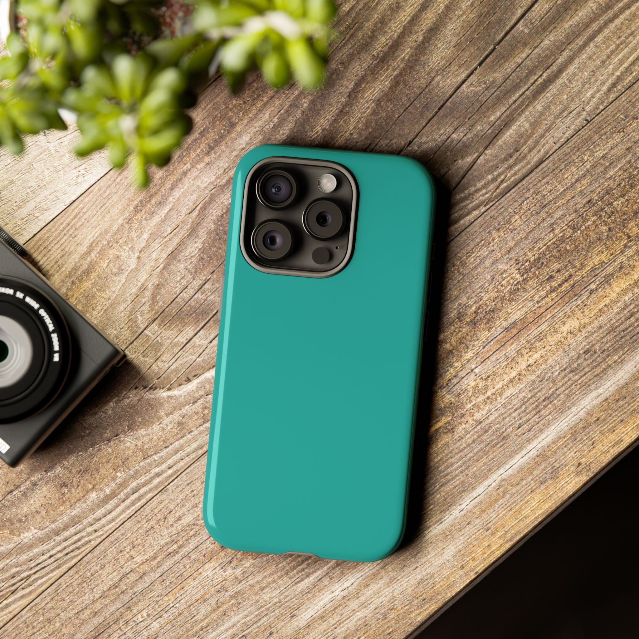 Teal Protective Phone Case