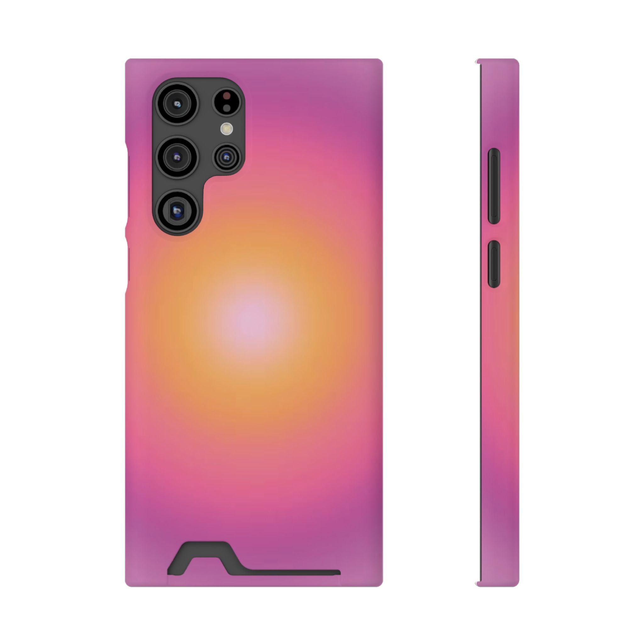 Sunset Gradient Phone Case with Card Holder