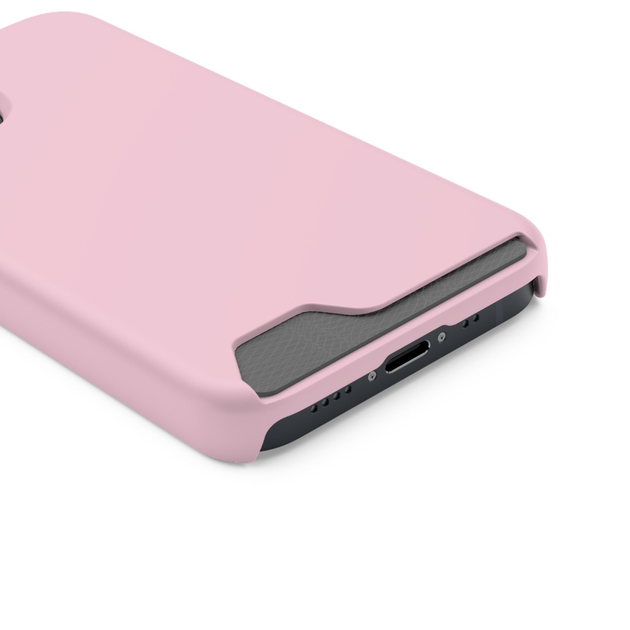 Pale Pink Card-Holder Phone Case