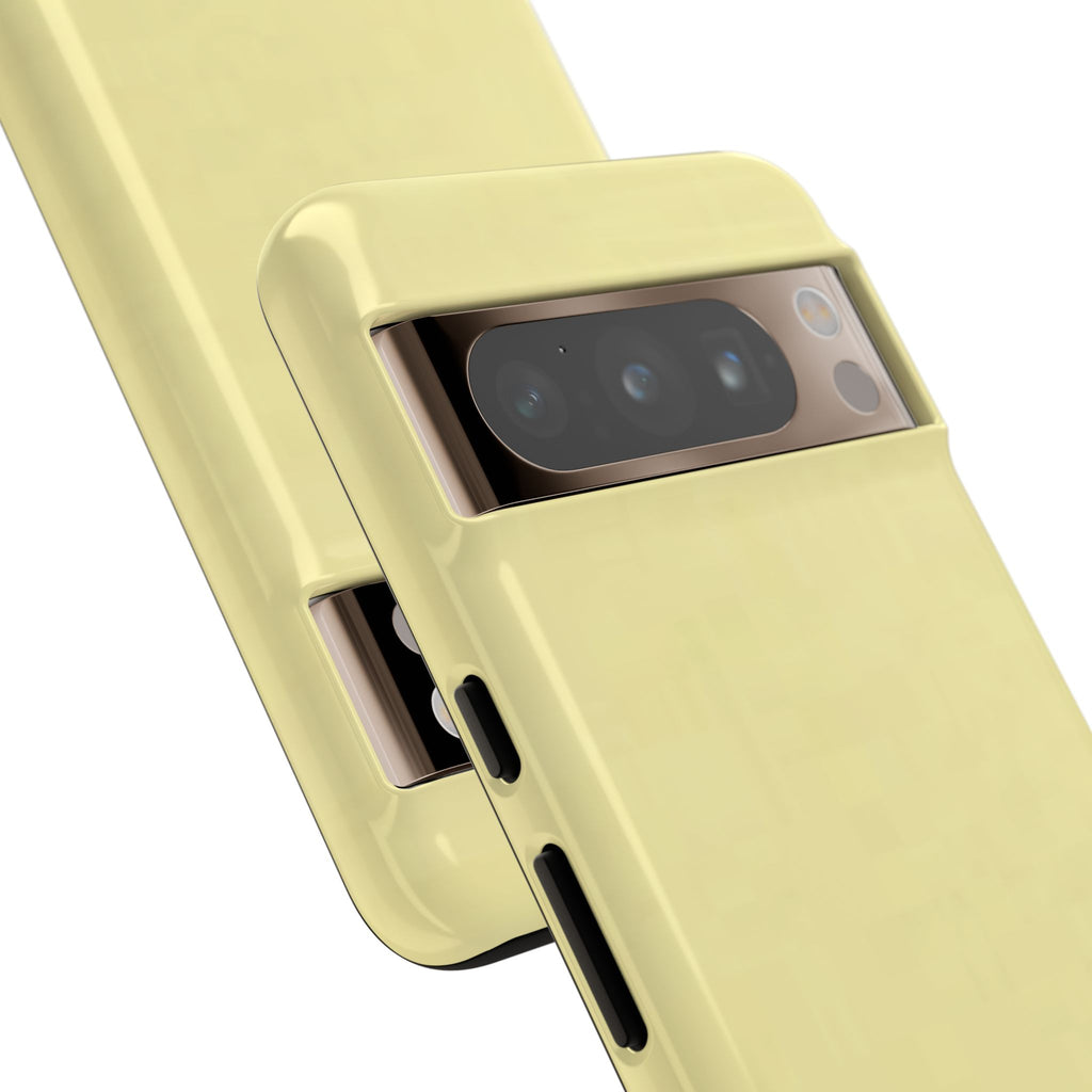 Pale Yellow Protective Phone Case