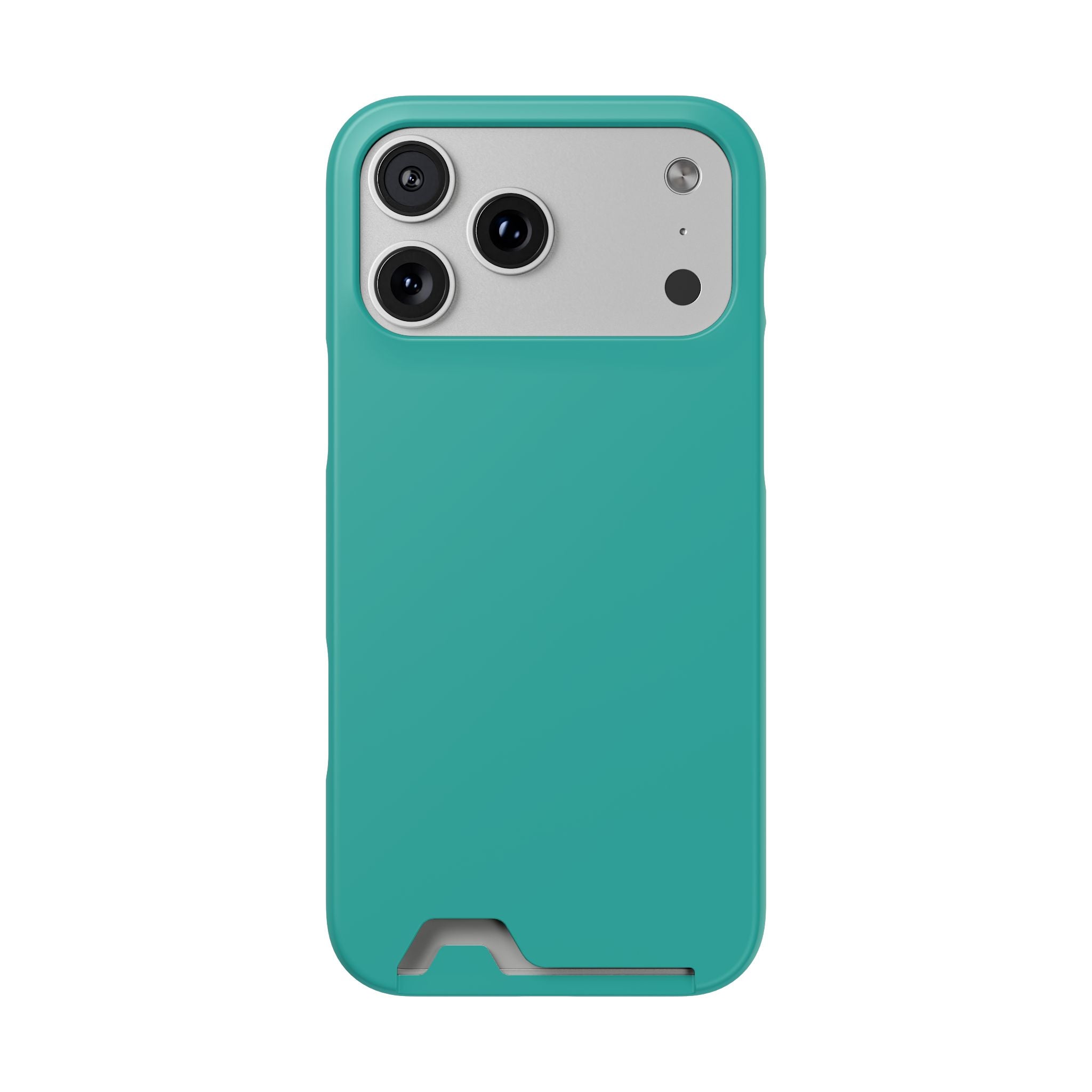 Teal Card-Holder Phone Case
