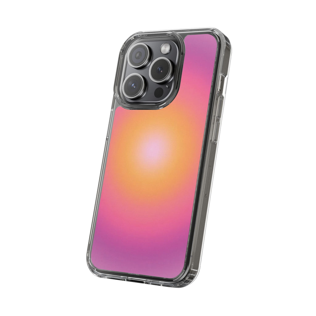 Sunset Gradient Clear Protective Cover