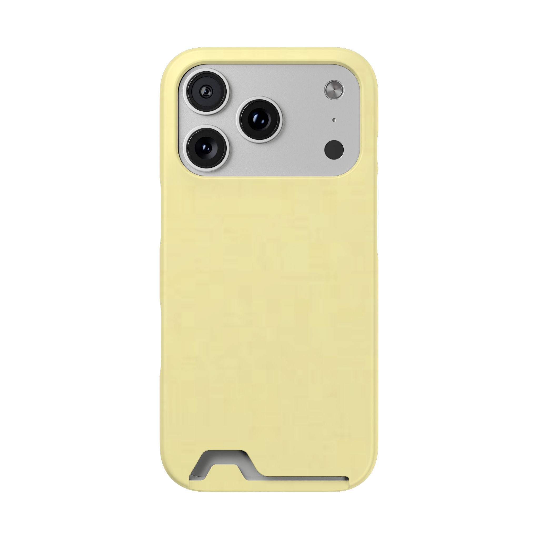Pale Yellow Card-Holder Phone Case