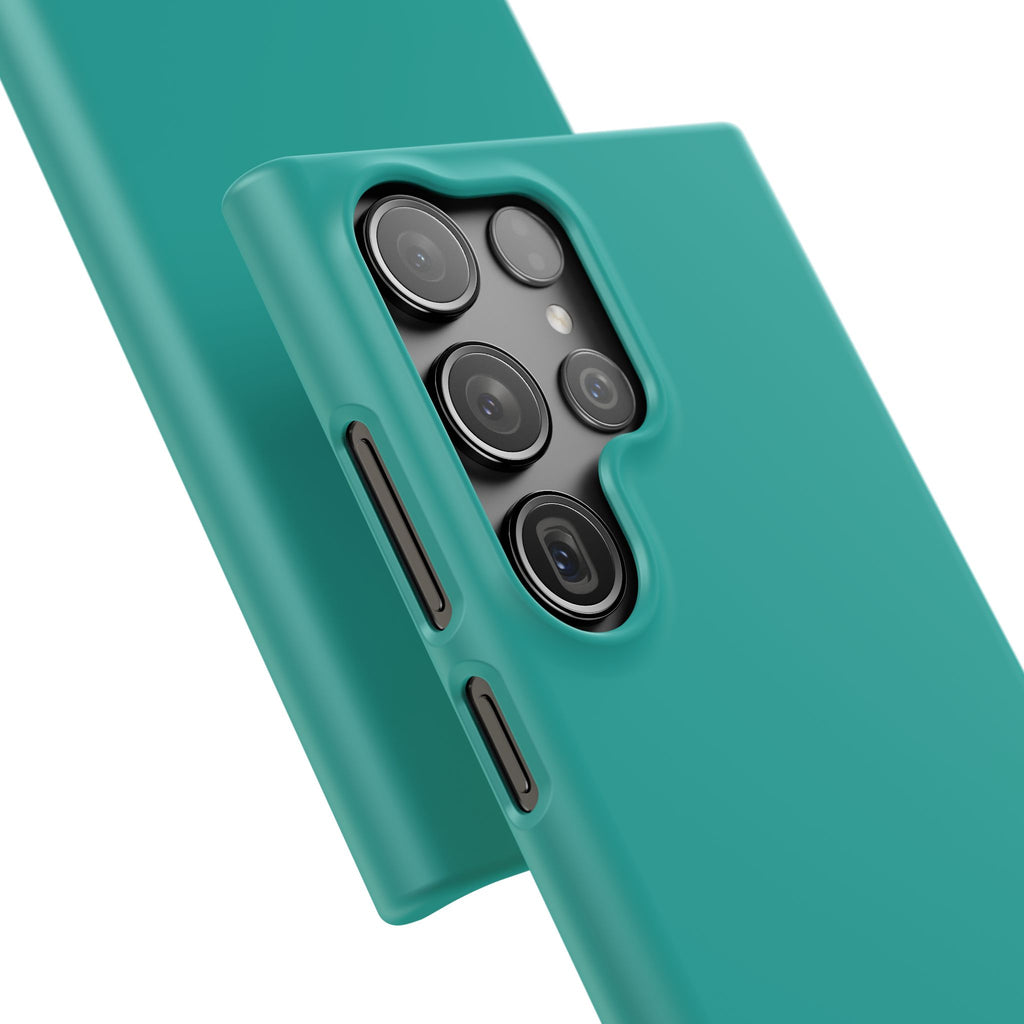 Teal Snap Phone Case