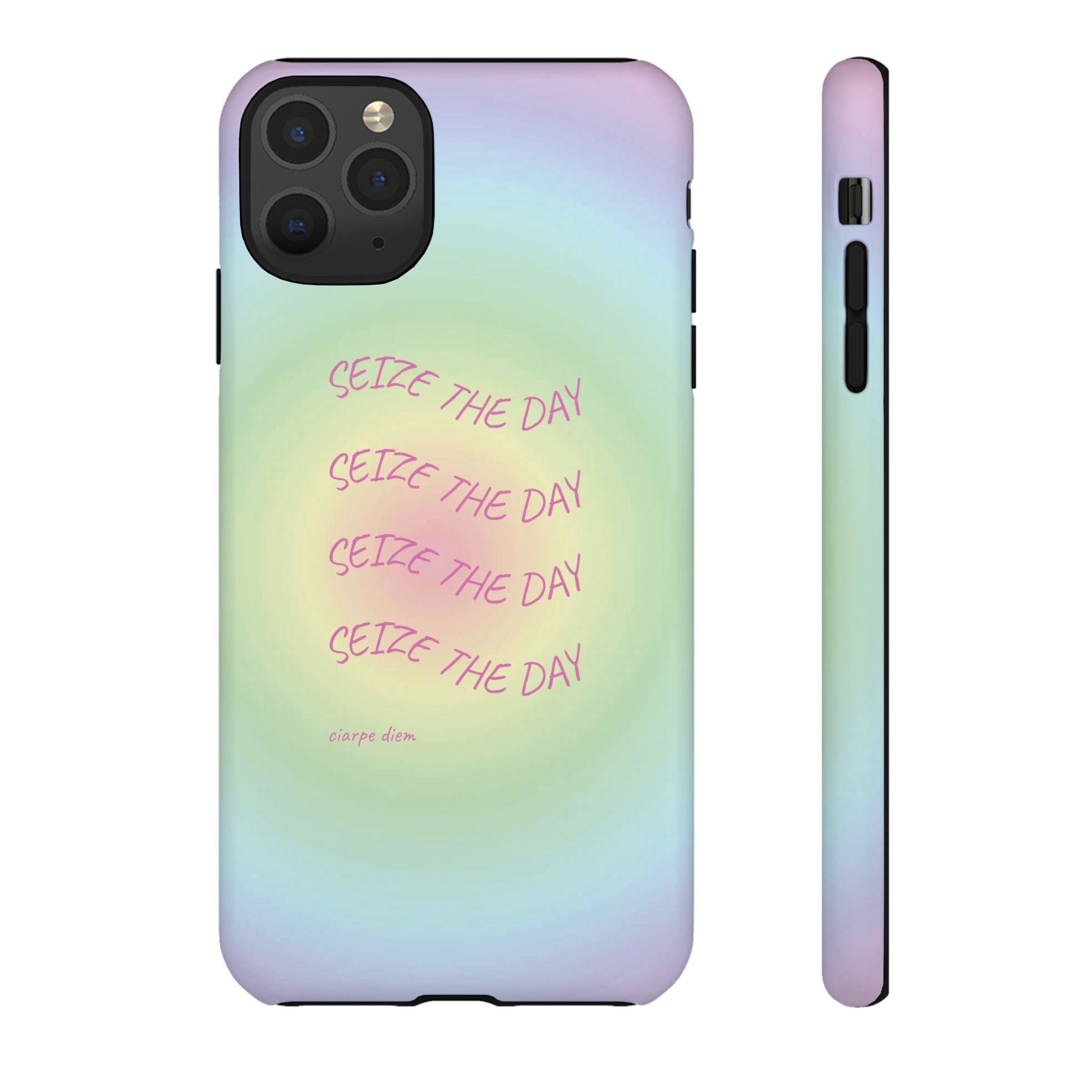 Bermuda Halo Seize The Day Pastel Gradient Tough Phone Case