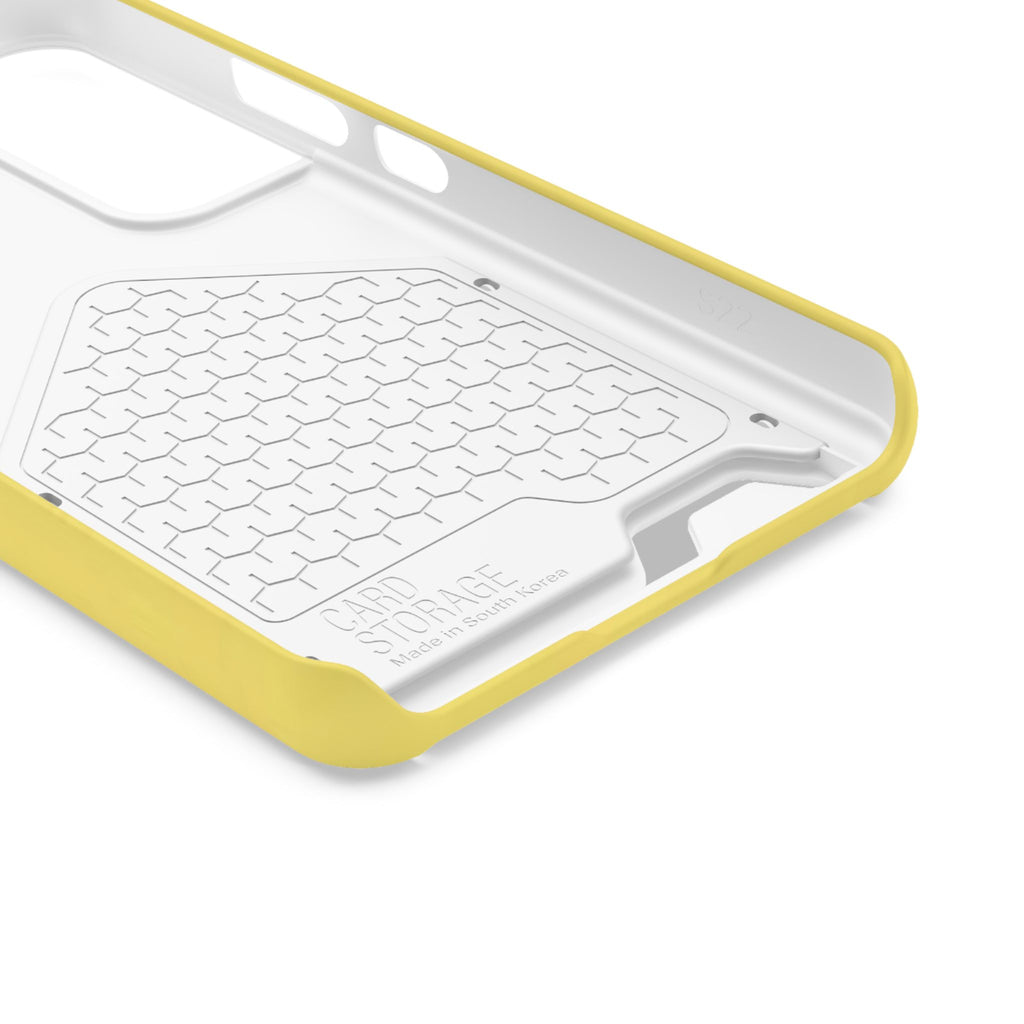 Yellow Card-Holder Phone Case