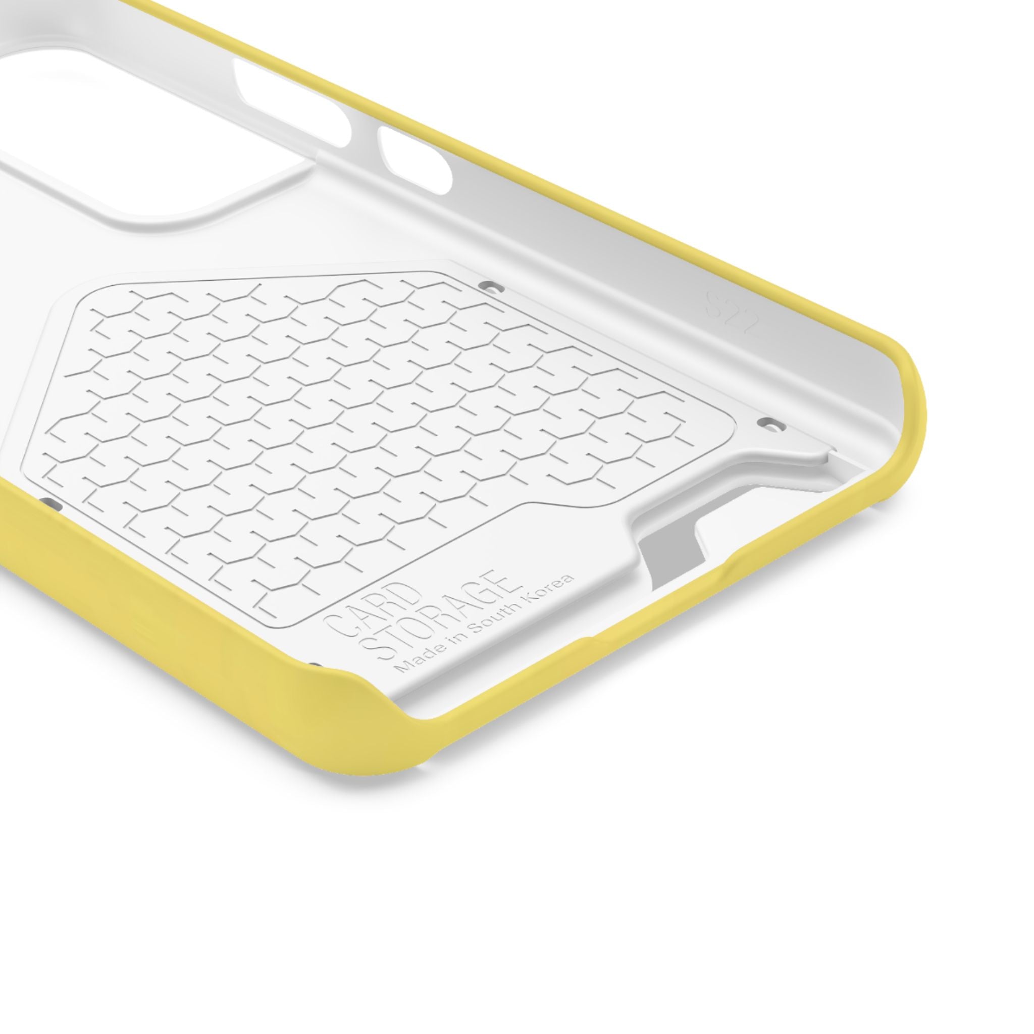 Yellow Card-Holder Phone Case