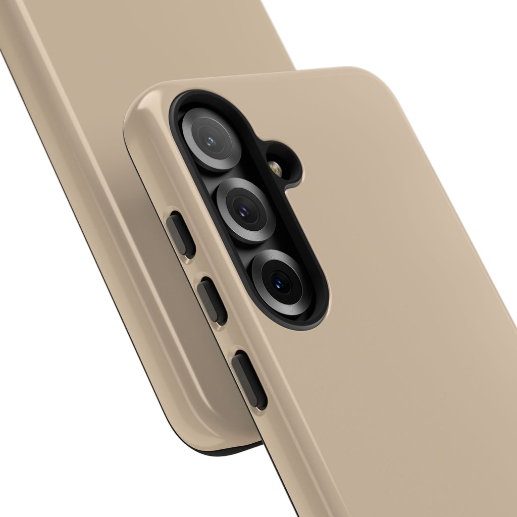 Beige Protective Phone Case