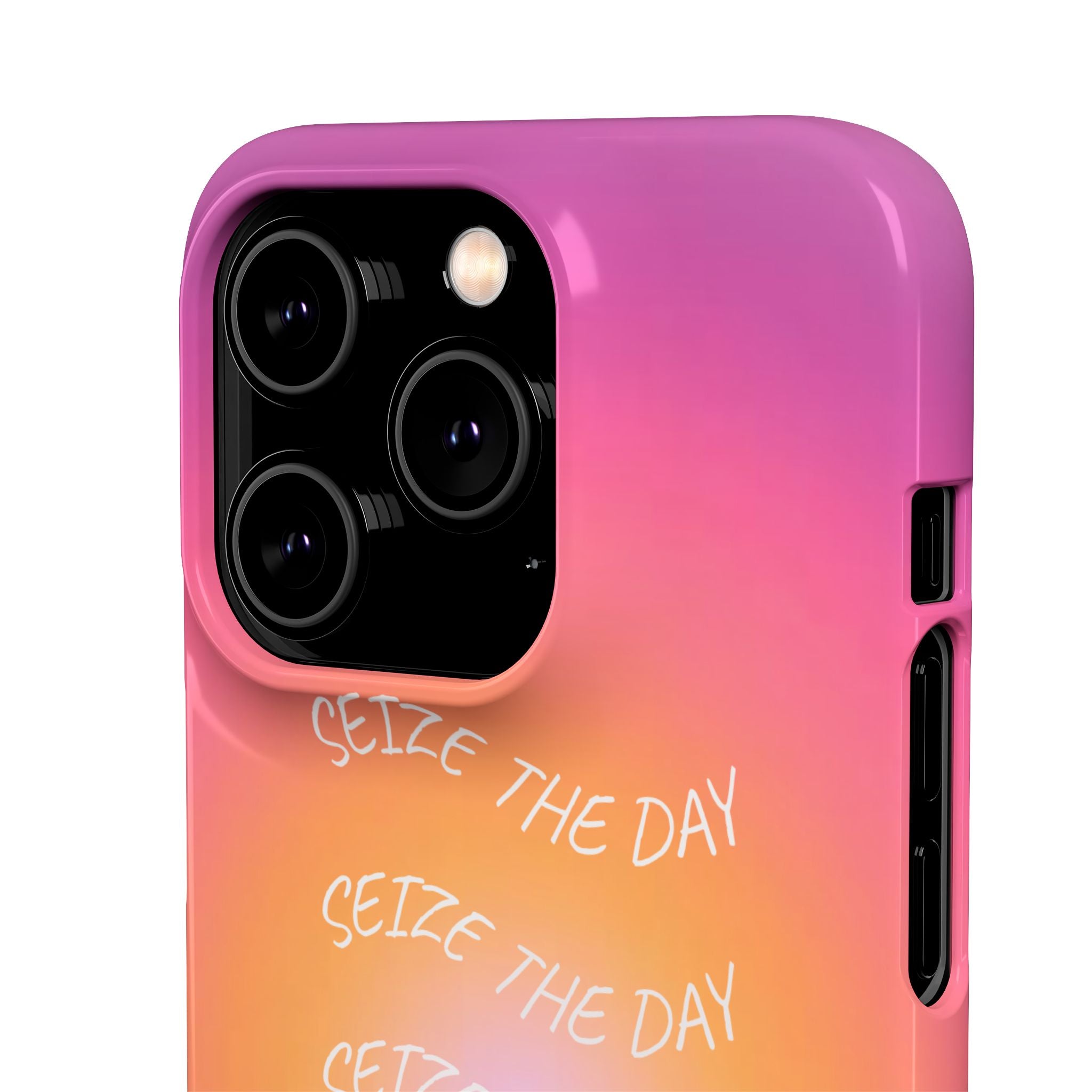 Carpe Diem Sunburst Gradient Snap Phone Case