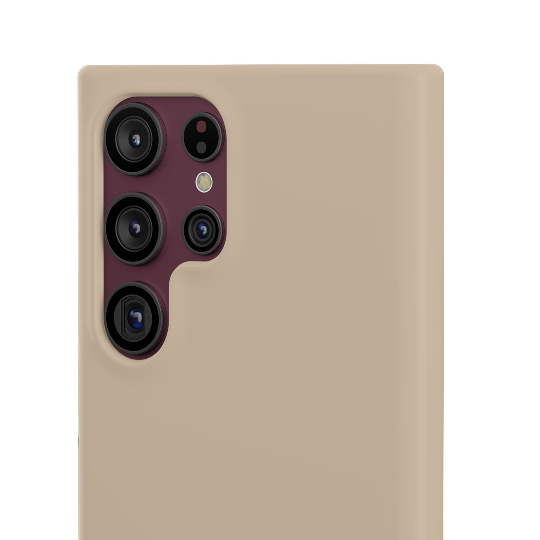 Beige Snap Phone Case
