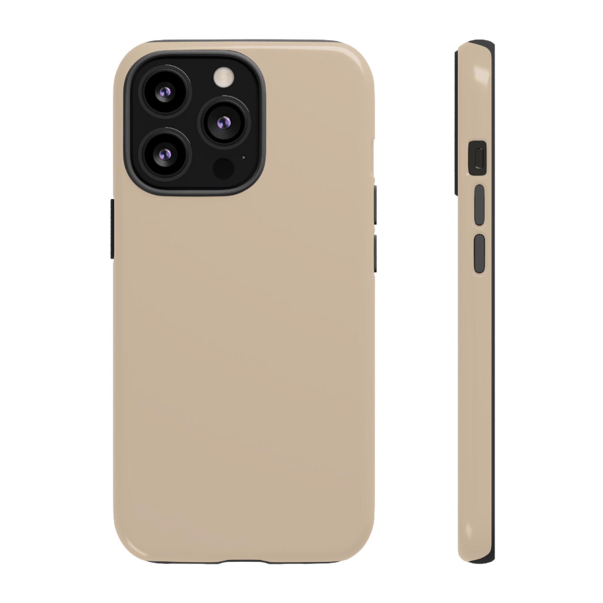 Beige Protective Phone Case