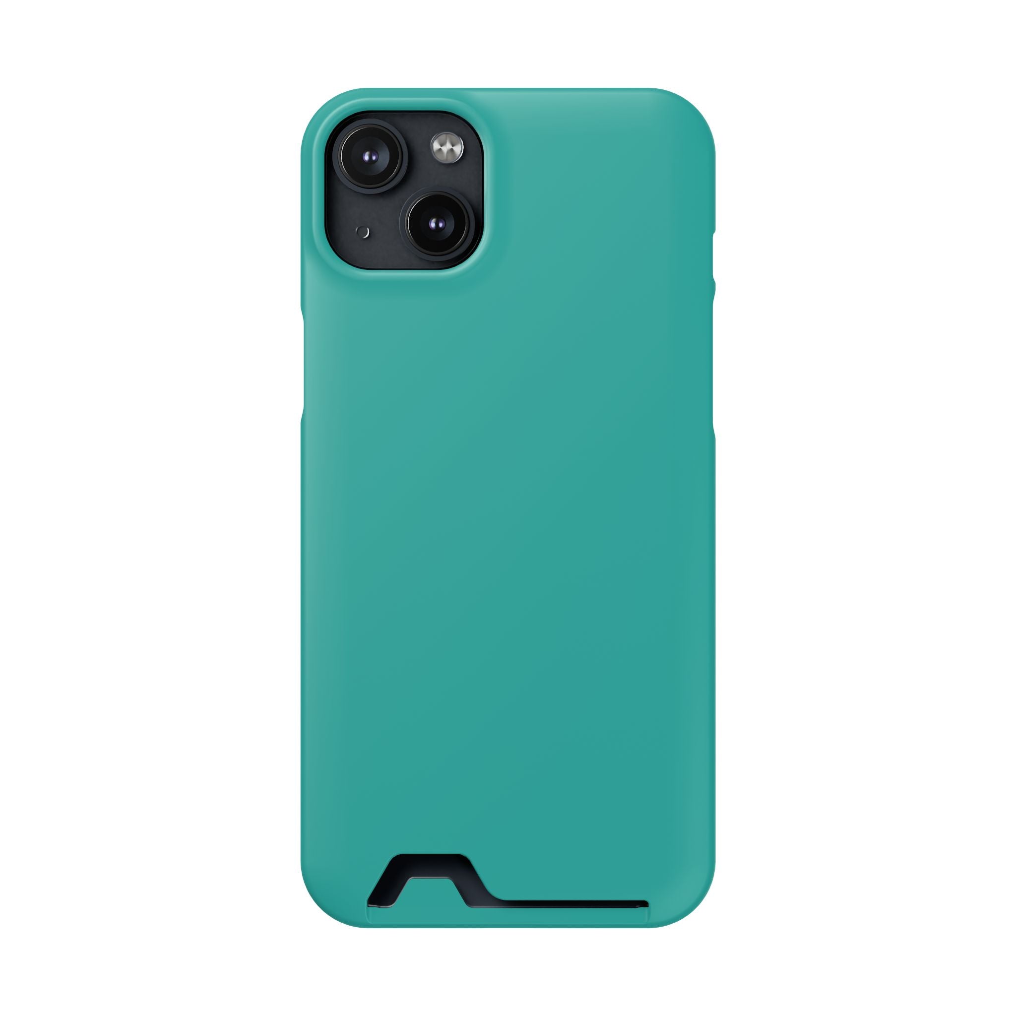 Teal Card-Holder Phone Case