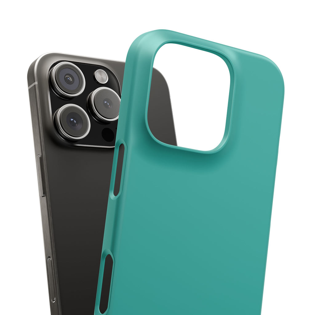 Teal Snap Phone Case