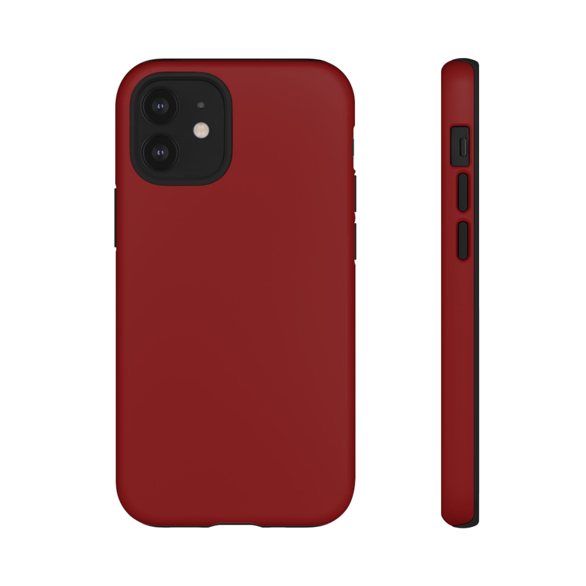 Dark Red Protective Phone Case