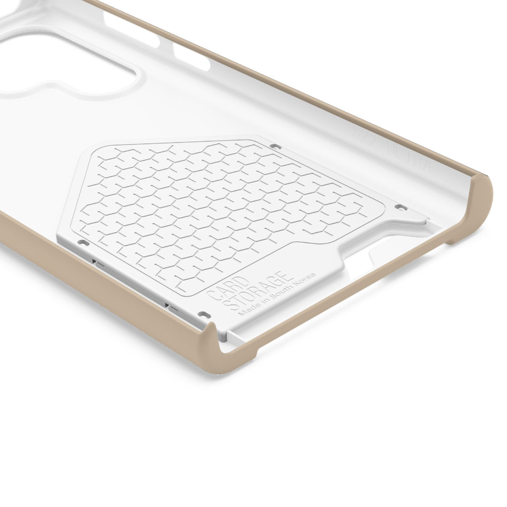 Beige Card-Holder Phone Case