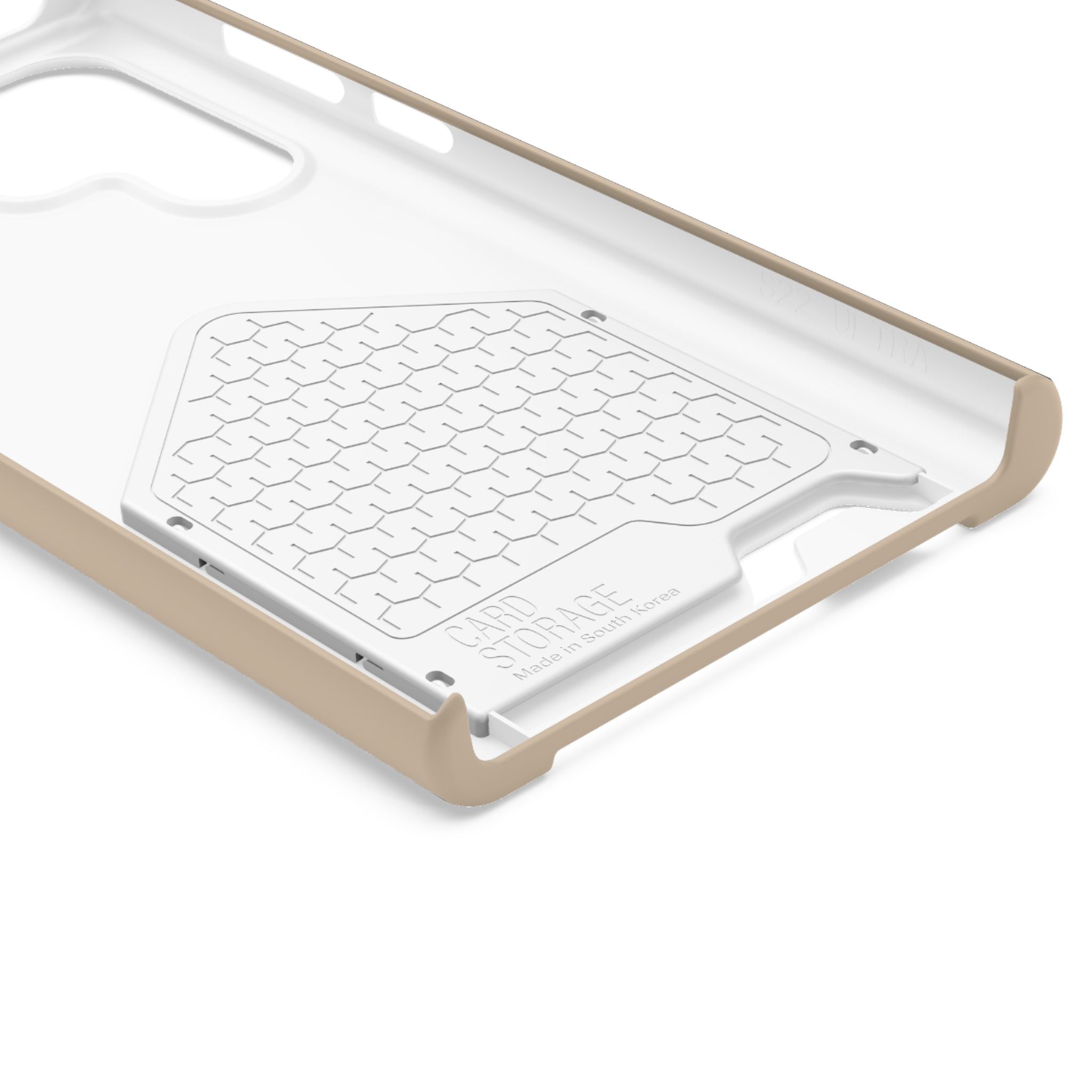 Beige Card-Holder Phone Case