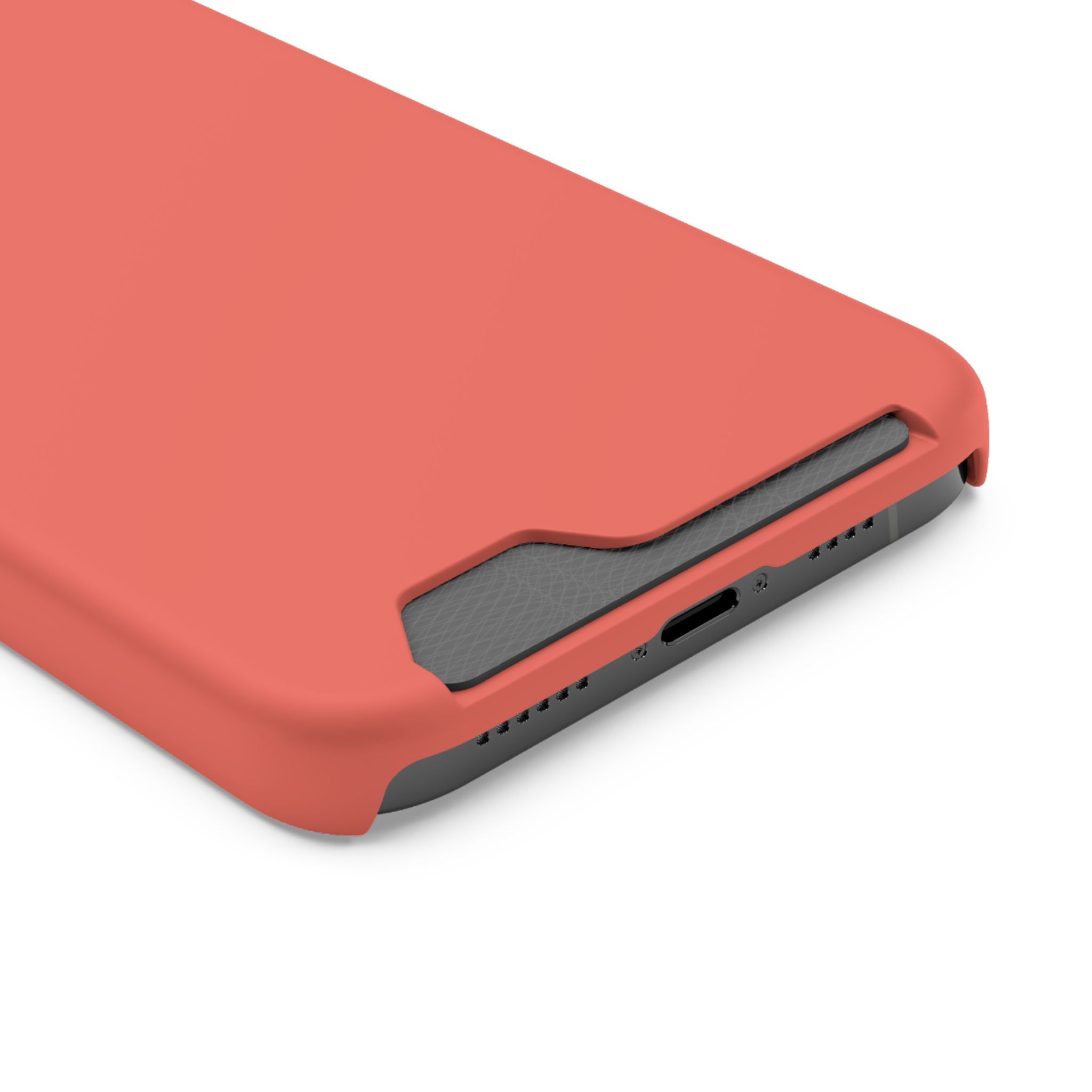 Coral Cardholder Phone Case