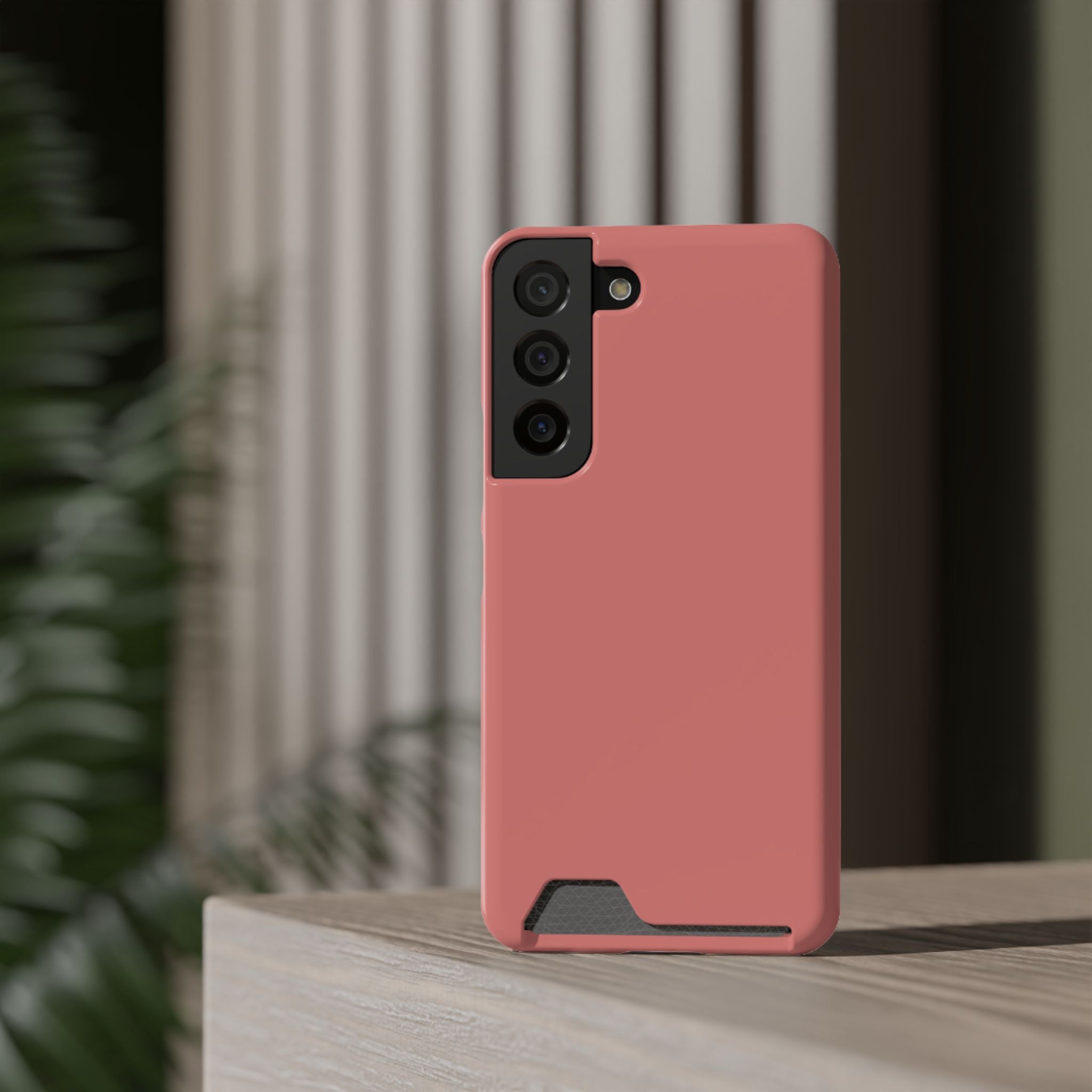 Frosty Pink Card Holder Phone Case