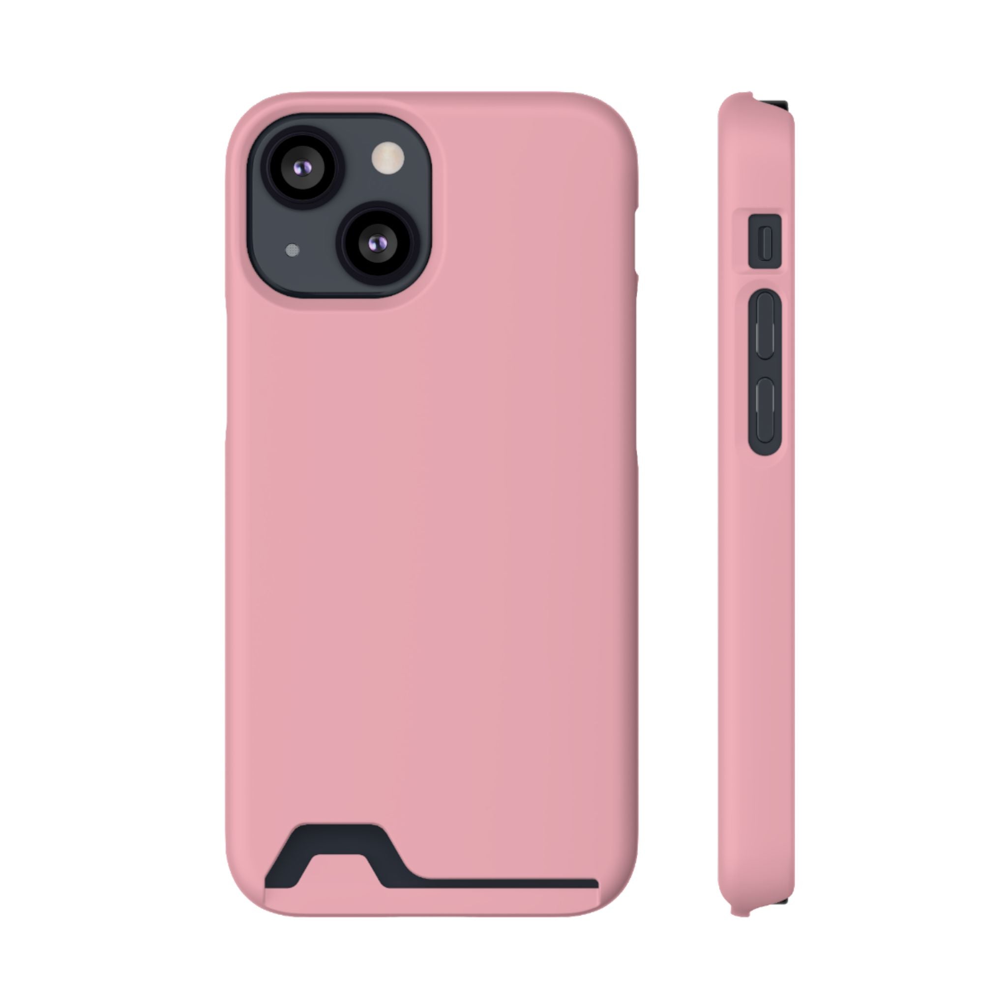 Pink Phone Case with Built-In Card Holder