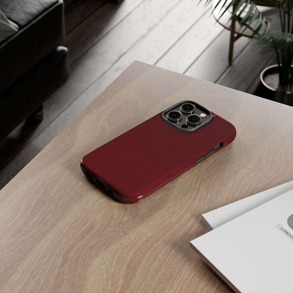 Dark Cherry Protective Phone Case